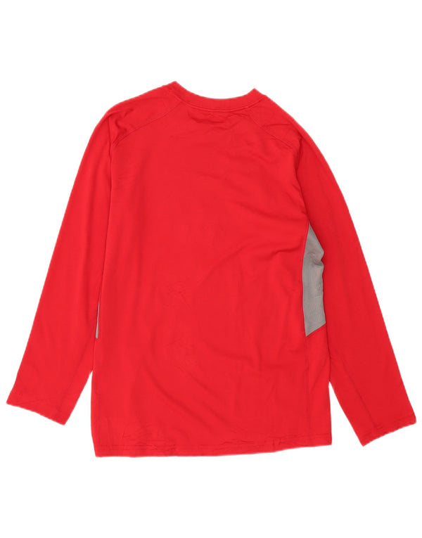 Nike Ženska Dri Fit Graphic majica dugih rukava UK 16 Veliki crveni poliester