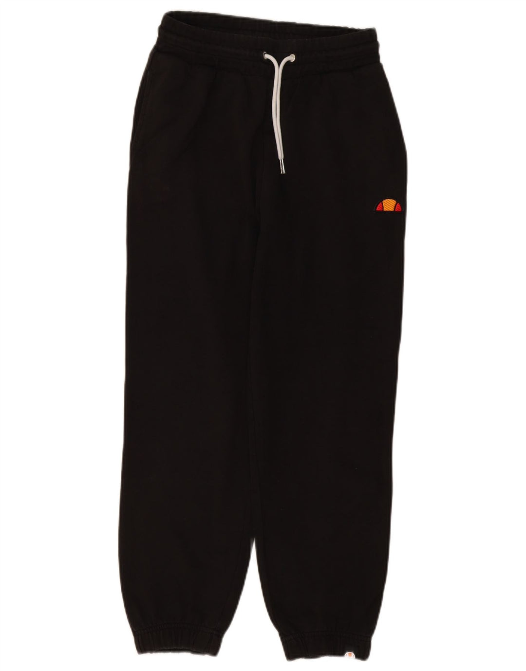 ELLESSE Womens Tracksuit Trousers Joggers Small  Black Cotton