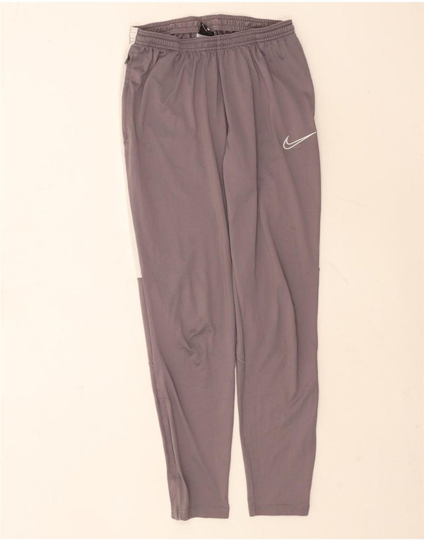 Nike Mens Dri Fit Tracksuit Trousers Medium  Grey Colourblock Polyester