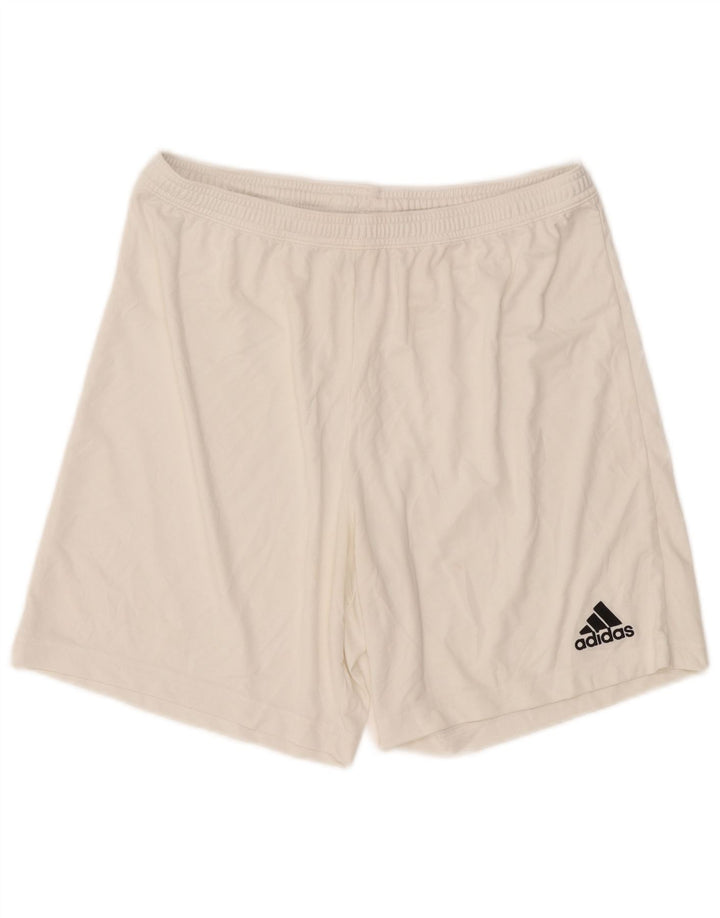 Adidas muške sportske kratke hlače Aeroready XL bijeli poliester