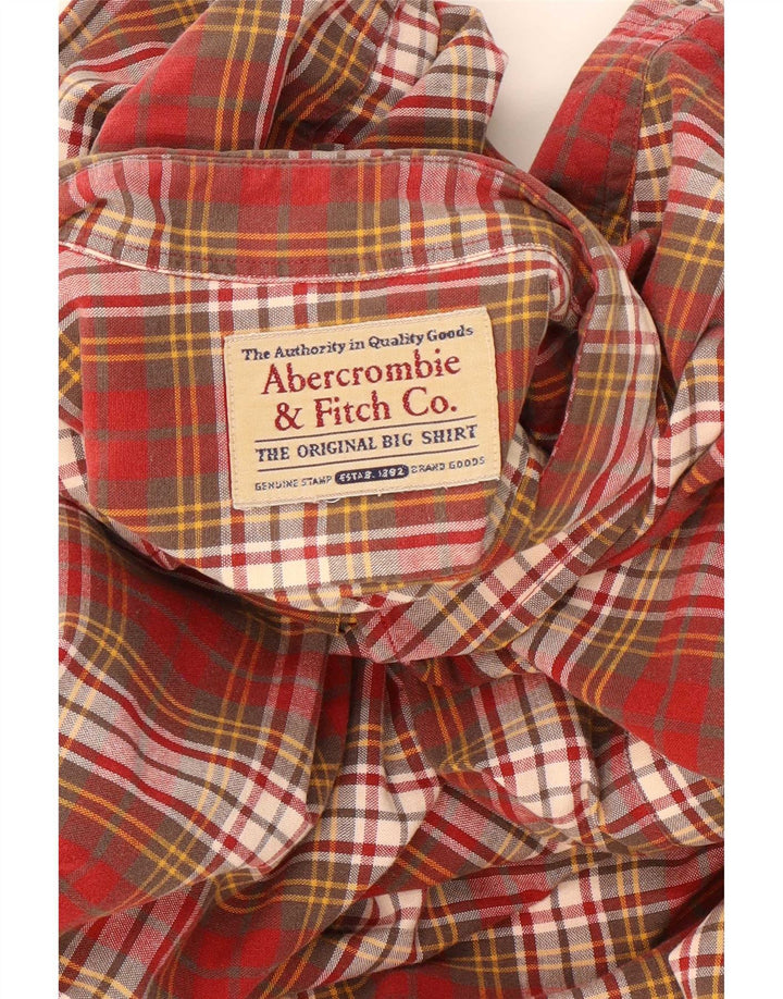 Abercrombie & Fitch muška velika košulja 2XL crvena karirana