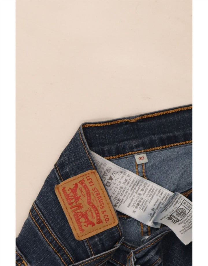 Levi's ženske traper kratke hlače W30 srednje plavi pamuk