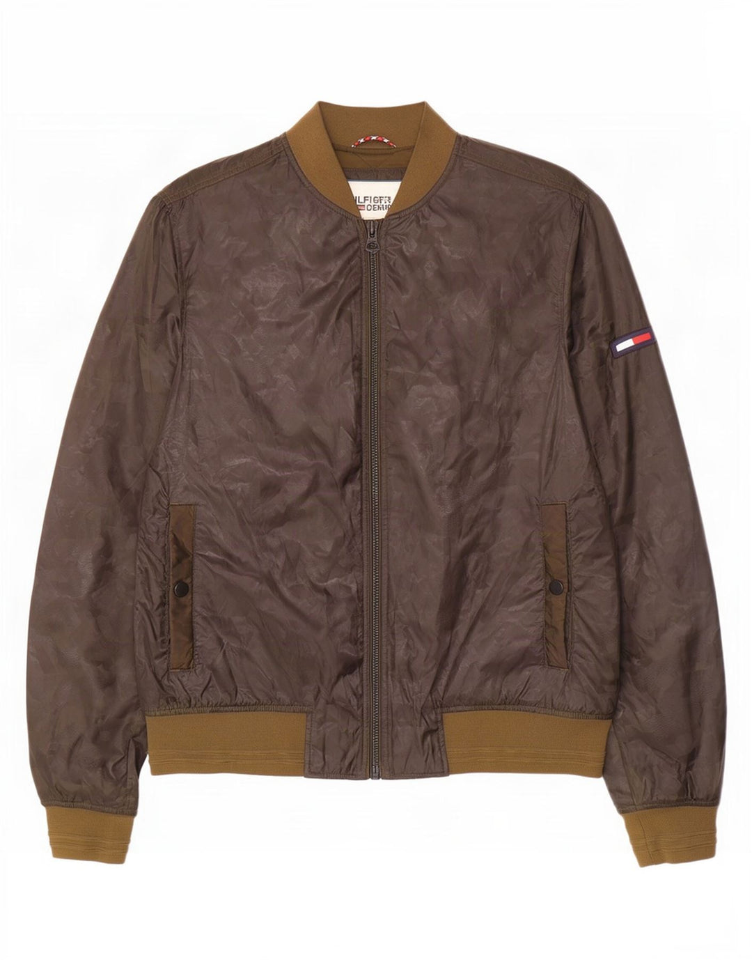 Tommy Hilfiger muška bomber jakna UK 38 srednje kaki poliester