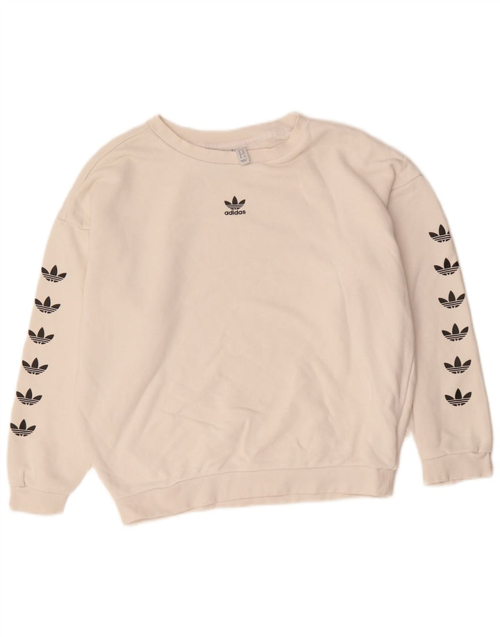 Adidas ženska majica s kratkim kratkim kratkim rukavima, UK 8 Small White