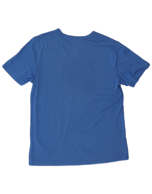 Nike Boys Dri Fit Graphic T-Shirt Top 15-16 Years XL Plavi Pamuk