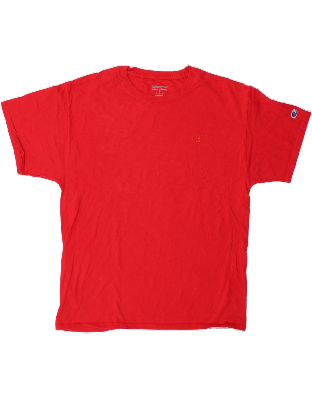 CHAMPION Mens T-Shirt Top Large Red Cotton Vintage Champion and Second-Hand Champion from Messina Hembry 