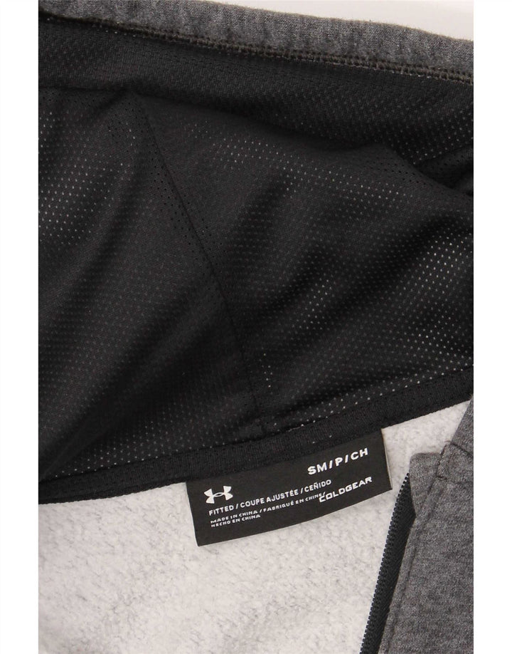 Under Armour muški pulover s kapuljačom Cold Gear, mali, sivi
