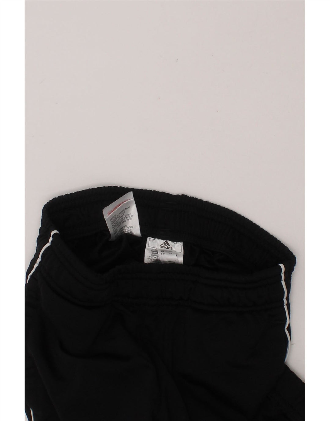 ADIDAS Boys Tracksuit Trousers Joggers 7-8 Years  Black Polyester Vintage Adidas and Second-Hand Adidas from Messina Hembry 