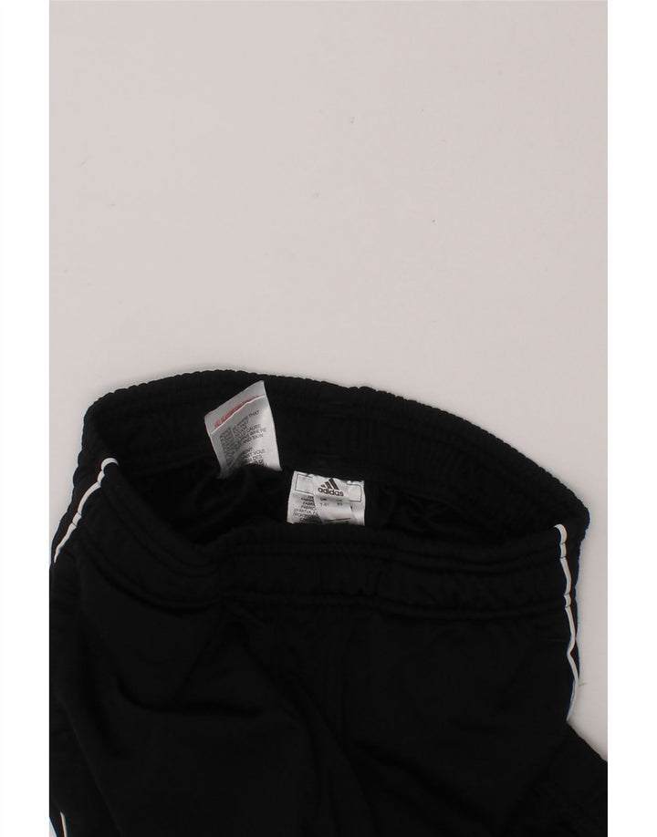 ADIDAS Boys Tracksuit Trousers Joggers 7-8 Years  Black Polyester Vintage Adidas and Second-Hand Adidas from Messina Hembry 