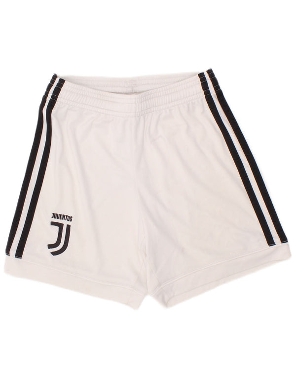 Adidas Boys Juventus Graphic Sport Shorts 7-8 Years White Poliester