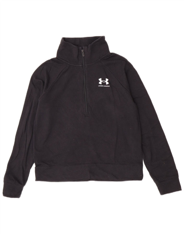Under Armour Ženska trenirka s patentnim izrezom Top UK 10 Mala crna