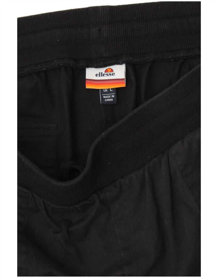 ELLESSE Ženske trenirke s grafičkim motivima Joggers UK 16 velike crne