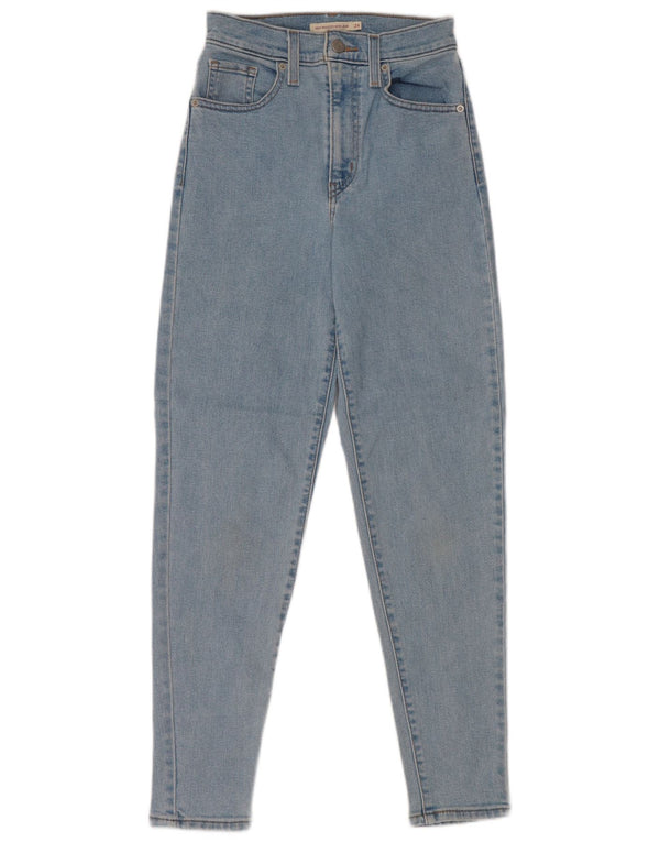 Levi's ženske Mom Jean sužene traperice visokog struka W24 L29 plavi pamuk