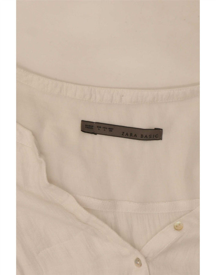 Zara ženski gornji dio bluze UK 16 Large White