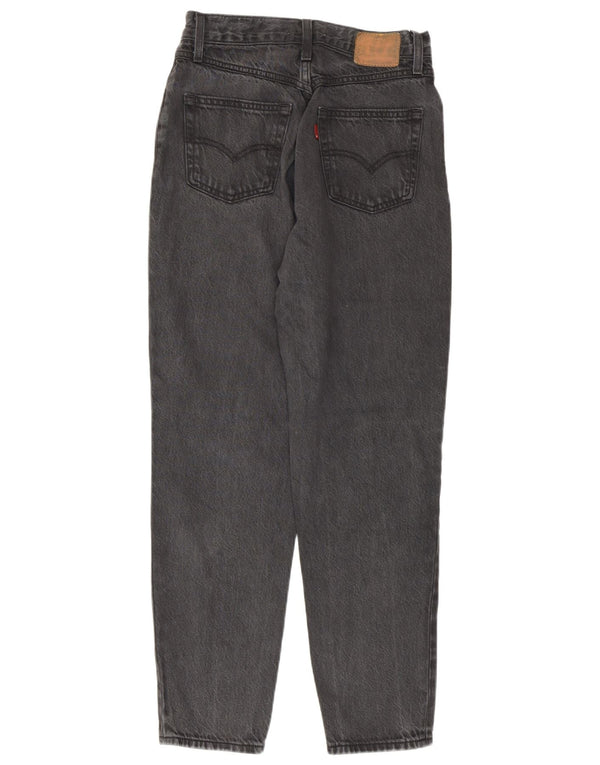 Levi's ženske Mom sužene traperice W26 L28 Sivi pamuk 80-ih
