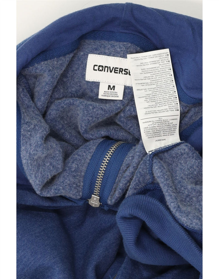 Converse muški pulover s kapuljačom s patentnim zatvaračem Srednji tamnoplavi pamuk