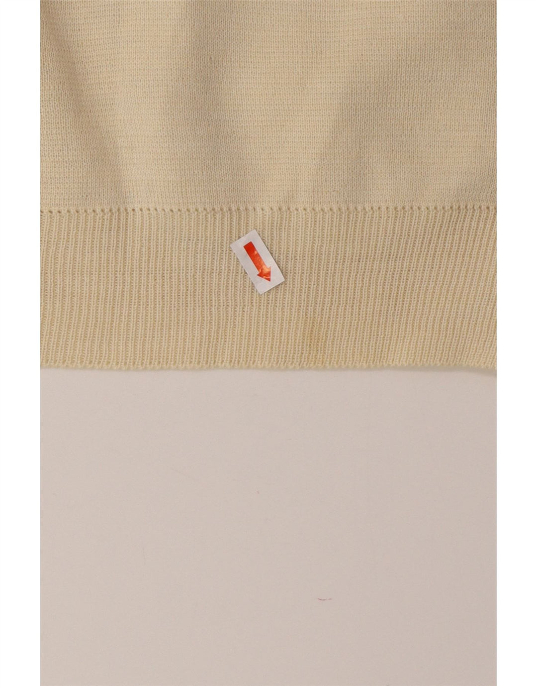 VINTAGE Mens Cardigan Sweater IT 54 XL Beige Wool