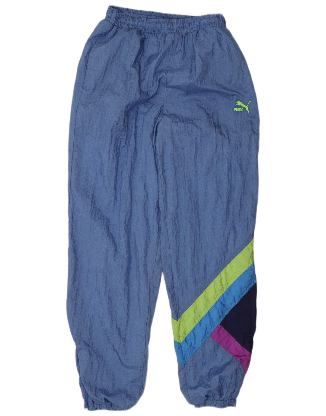 Puma muške trenirke Hlače Joggers Medium Blue Colourblock poliamid