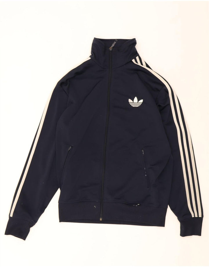 ADIDAS muška gornja jakna od trenirke srednje tamnoplavi poliester