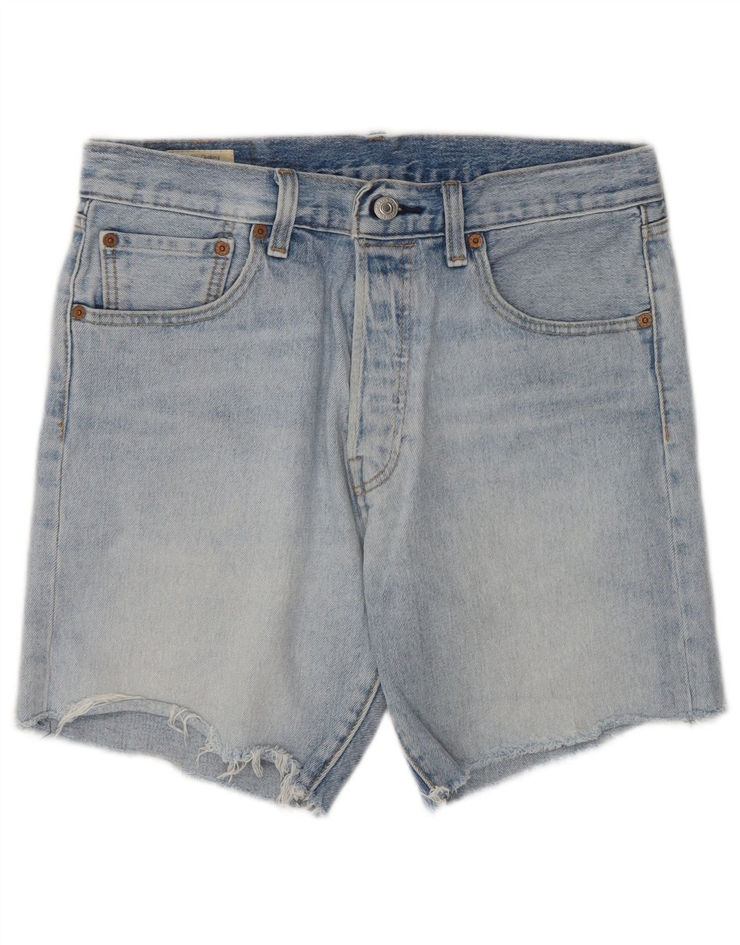Levi's muške 501 traper kratke hlače W31 srednje plavi pamuk