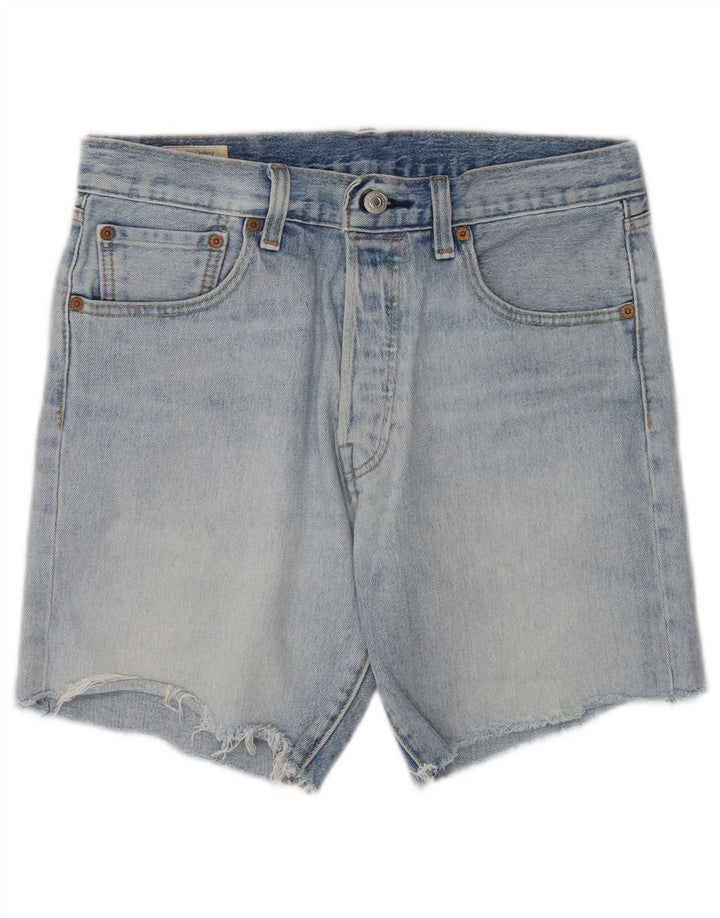 Levi's muške 501 traper kratke hlače W31 srednje plavi pamuk