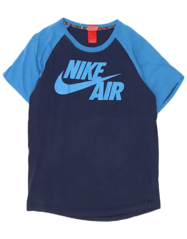 Nike Muška majica kratkih rukava s grafičkim motivima Srednje tamnoplavi pamuk