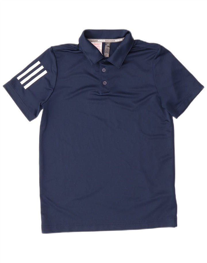 ADIDAS polo majica za dječake 11-12 godina tamnoplava poliester