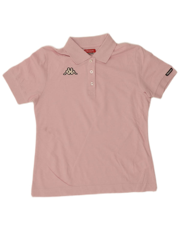Kappa ženska polo majica UK 12 srednje ružičasti pamuk