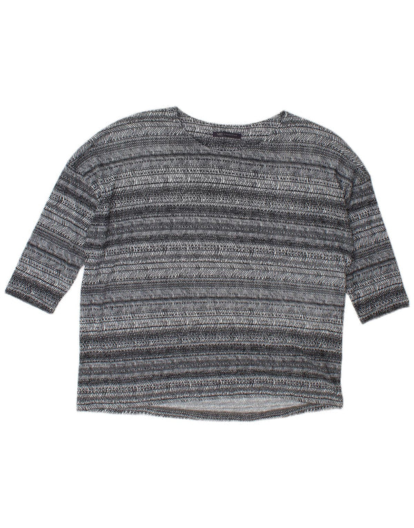 Marks & Spencer ženski gornji dio s 3/4 rukavima UK 18 XL na sive pruge