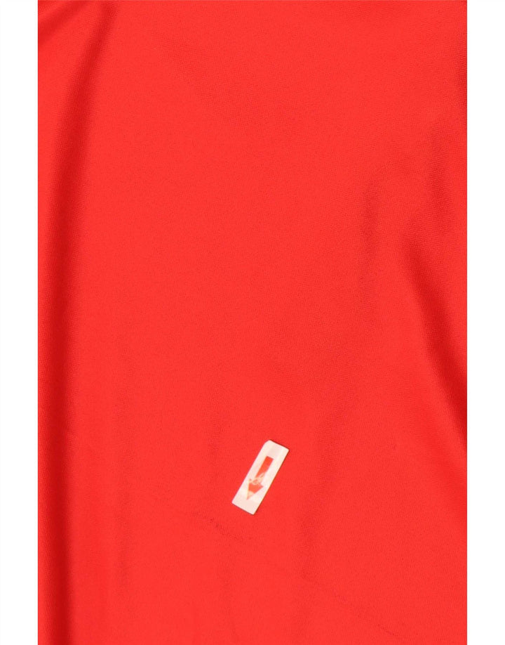 Nike muška Dri Fit polo majica srednje crvene boje od poliestera
