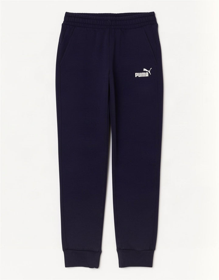 Puma muške trenirke Hlače Joggers Srednje tamnoplavi pamuk