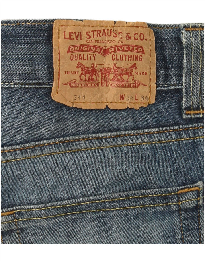 LEVI'S Muške 511 uske traperice W34 L26 Plava