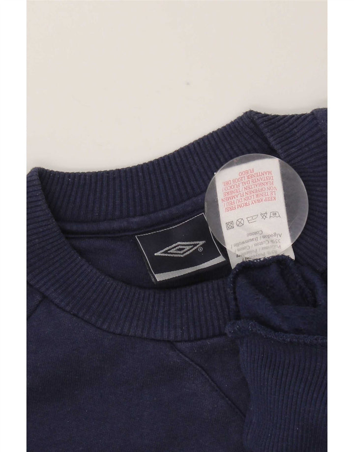 Umbro Boys Sweatshirt Džemper 12-13 godina XL tamnoplavi poliester