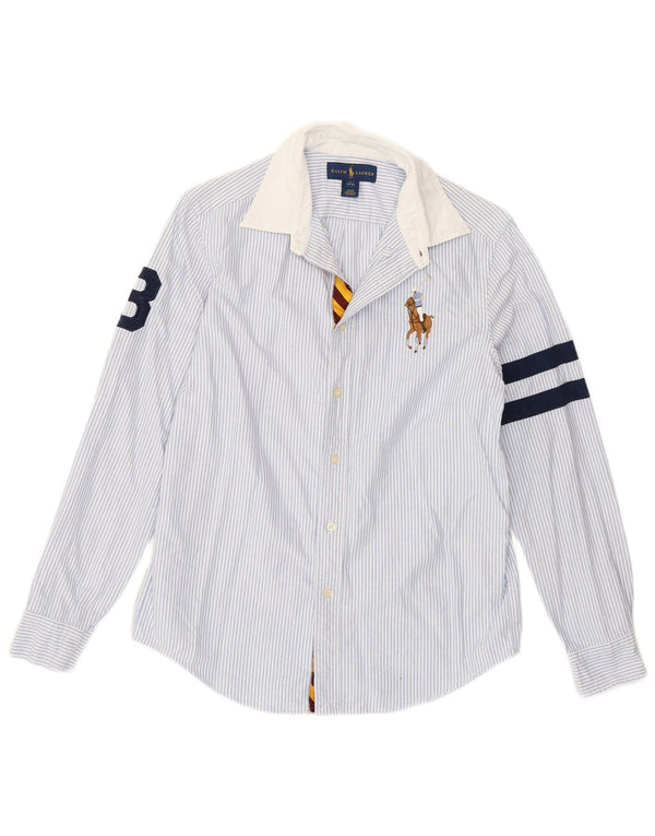 Ralph Lauren majica s motivima za dječake 14-15 godina, pamuk s velikim plavim prugama