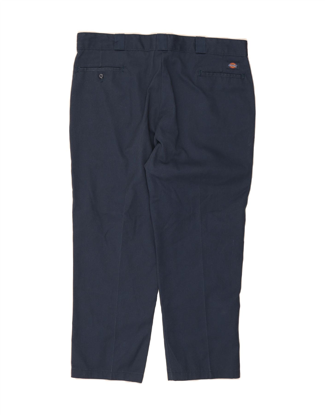 DICKIES Mens Straight Chino Trousers W42 L29 Blue Polyester Vintage Dickies and Second-Hand Dickies from Messina Hembry 