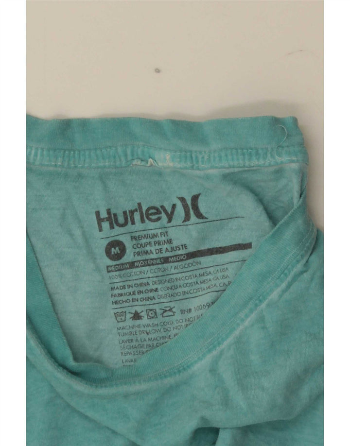 Hurley muška vrhunska majica kratkih rukava Srednje plavi pamuk