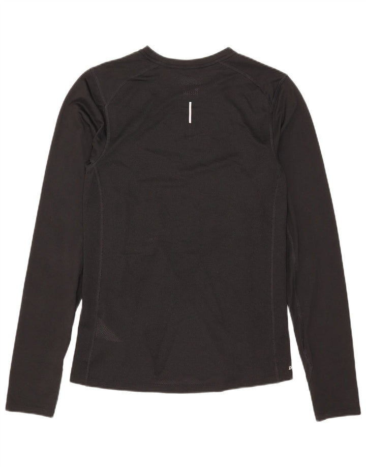 Nike muška Dri Fit majica dugih rukava mala crna poliester