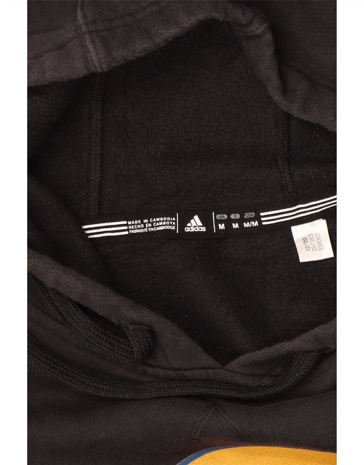 Adidas muška majica s kapuljačom s kapuljačom srednje crne boje