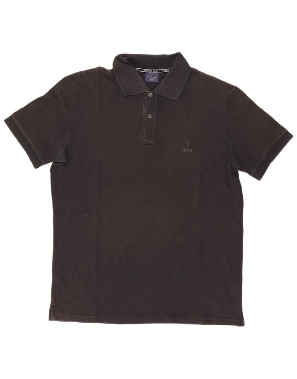 Trussardi Jeans muška polo majica XL crni pamuk