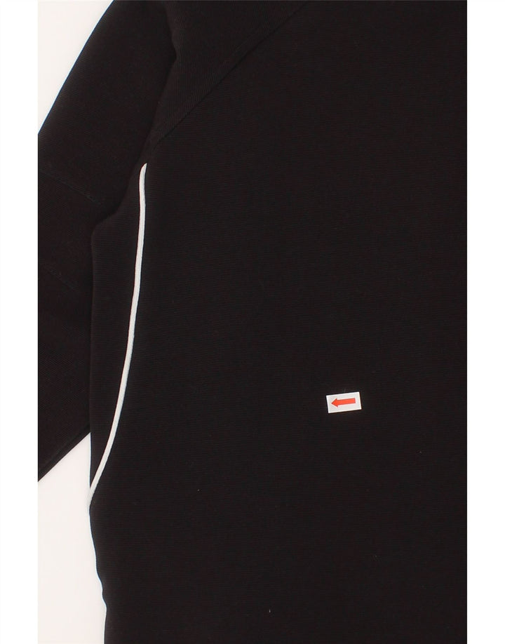 KAPPA Boys Tracksuit Top Jacket 7-8 Years Black Polyester Vintage Kappa and Second-Hand Kappa from Messina Hembry 