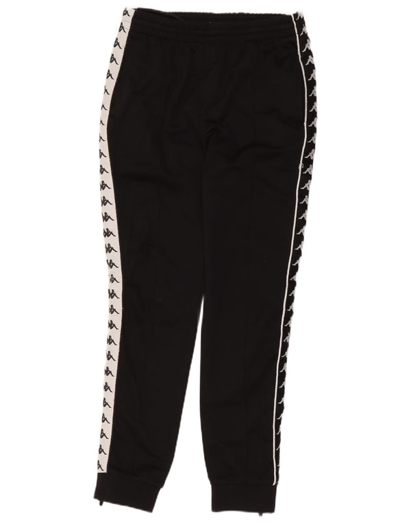 Kappa Ženska trenirka Hlače Joggers UK 10 Small Black Colourblock