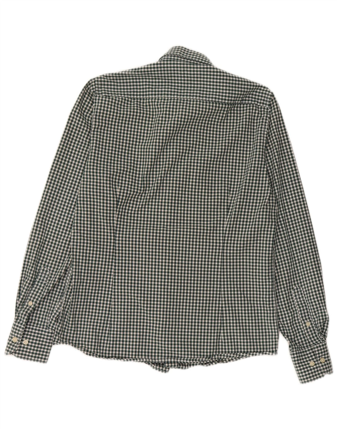 Barbour muška krojena košulja male zelene boje od gingham pamuka