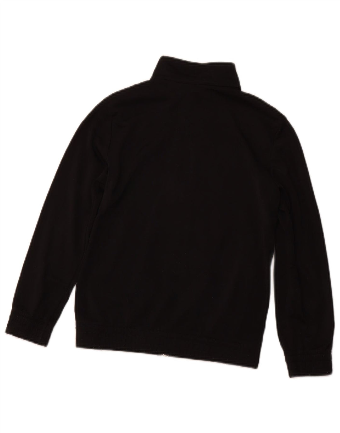 ADIDAS Boys Graphic Tracksuit Top Jacket 5-6 Years Black