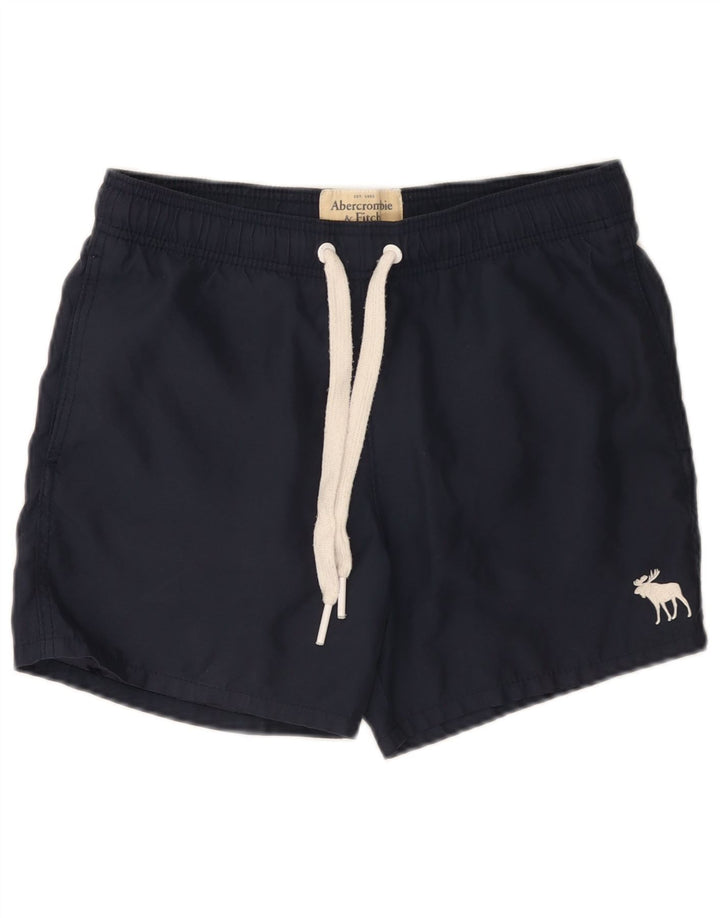 Abercrombie & Fitch muške kratke hlače za kupanje male tamnoplave poliesterske boje