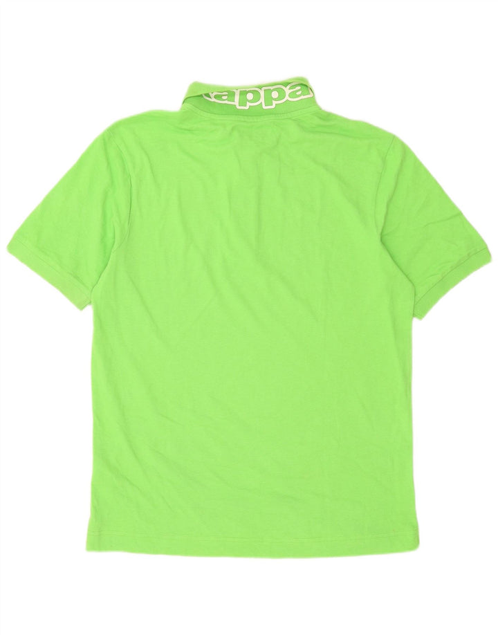 Kappa muška polo majica srednje zelene boje pamuka