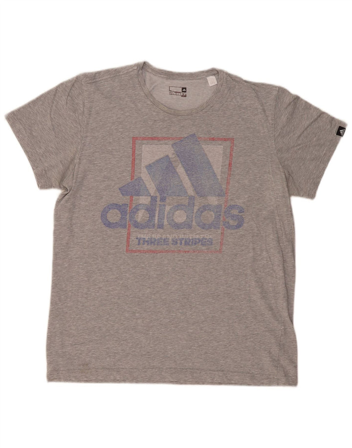 ADIDAS Muška majica kratkih rukava Climalite Graphic Large Grey