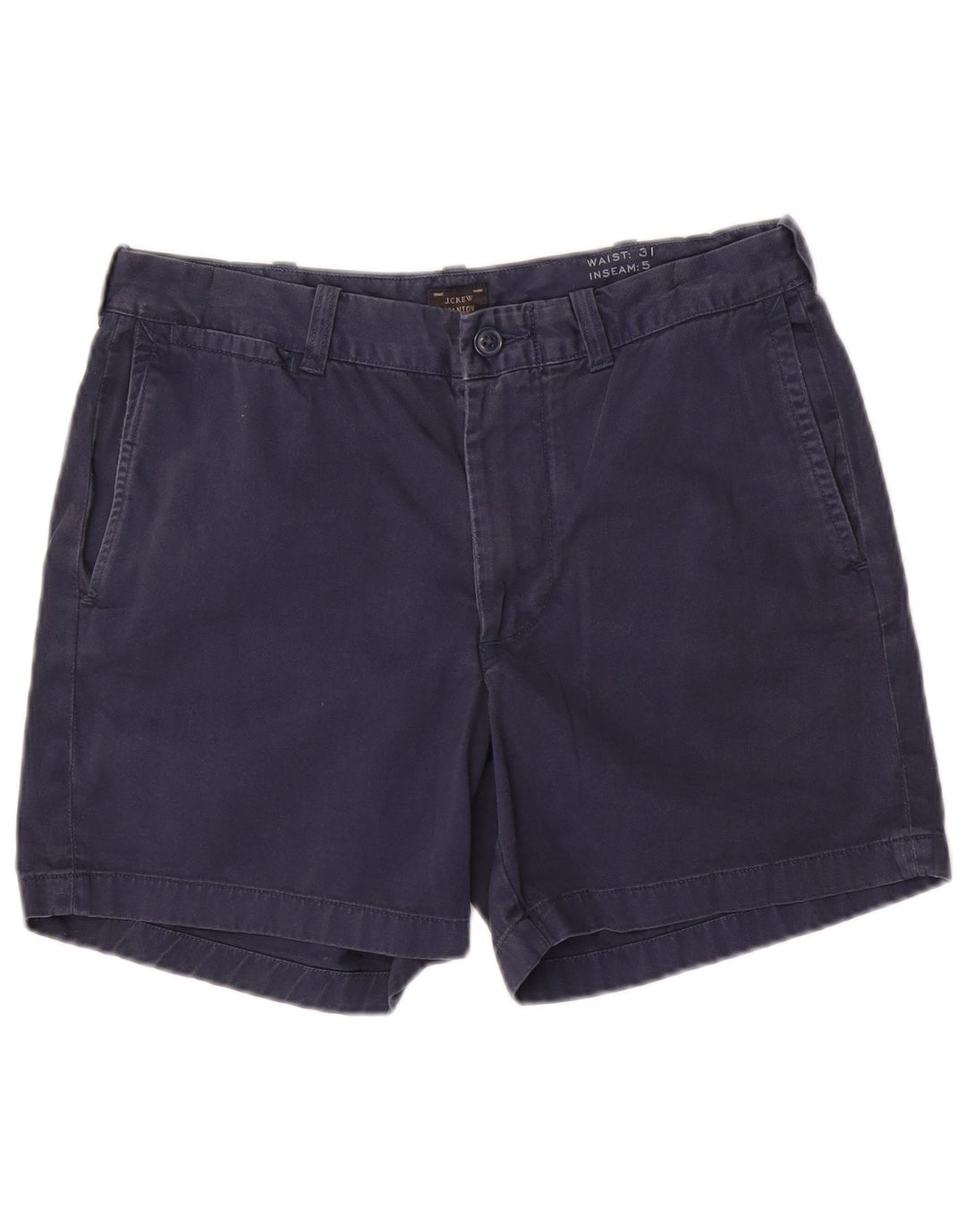 J. Crew Ženske kratke hlače Stanton Chino W31 srednje tamnoplavi pamuk