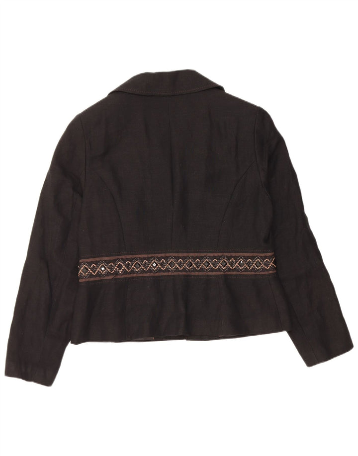 Marks & Spencer Ženska autograph jakna UK 16 Large Black Lan