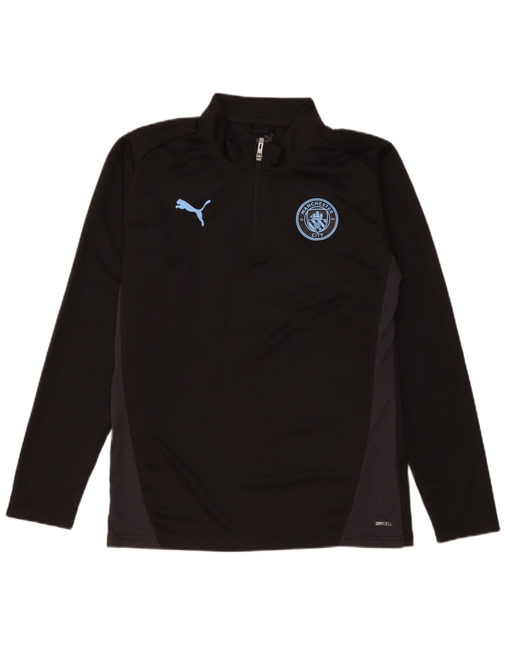 Puma muška trenirka Manchester City Pulover Gornji dio srednje crne boje