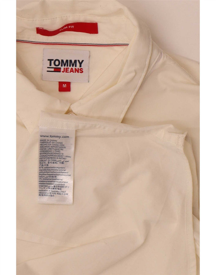 Tommy Hilfiger muška uska košulja srednje veličine od bijelog pamuka